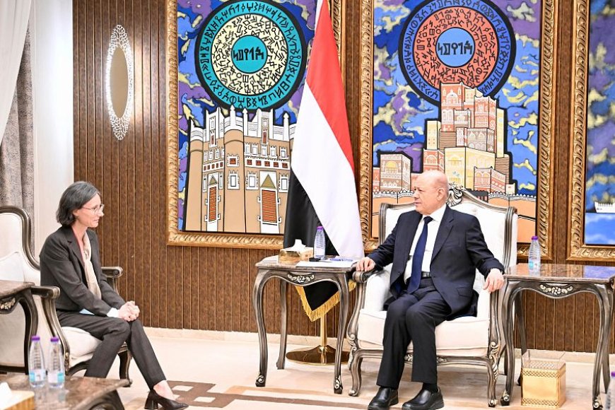 الرئيس العليمي يستقبل سفيرة الجمهورية الفرنسية