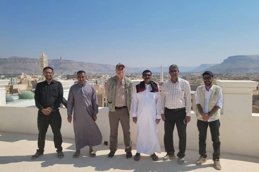 ضمن زيارته لتريم ..  الرناد تستقبل رئيس المؤسسة الأمريكية لدراسات الحضارات