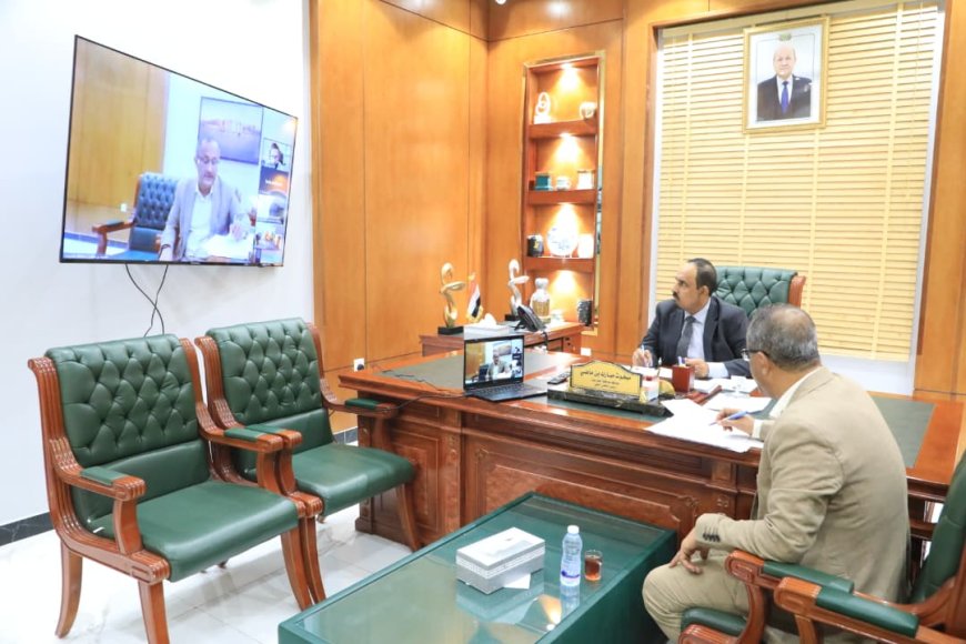 محافظ حضرموت الأستاذ مبخوت بن ماضي يبحث مع برنامج الأغذية العالمي خطط تدخلات العام القادم