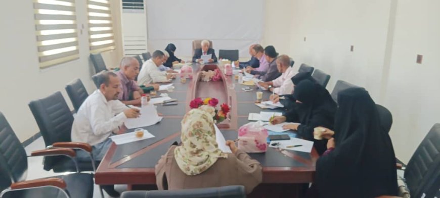 مجلس جامعة لحج يعقد اجتماعه لدورتي سبتمبر وإكتوبر 2025ـ ويناقش عدد من القضايا المختلفة 