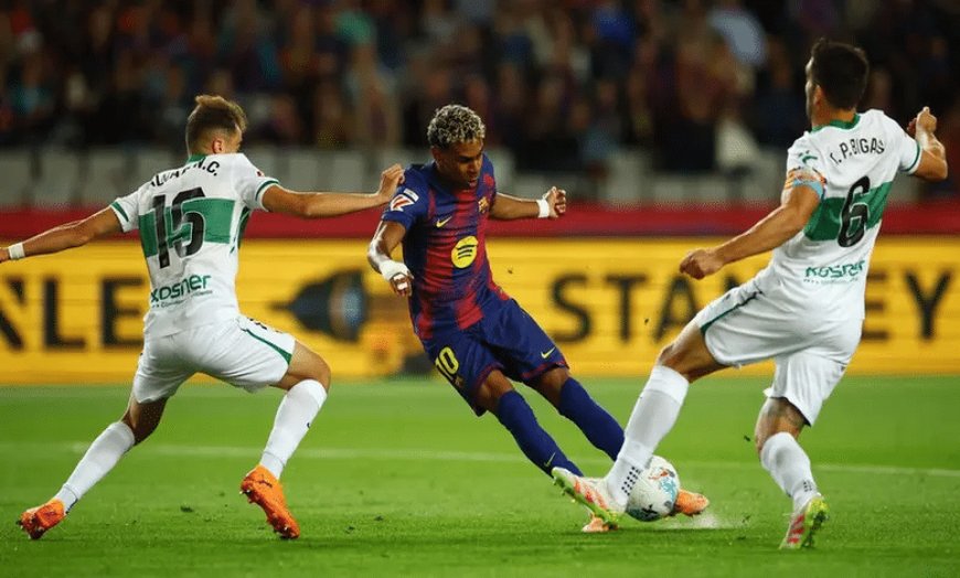 برشلونة يرد بقوة بعد الكلاسيكو.. ثلاثية في شباك إلتشي تُشعل سباق الليغا!