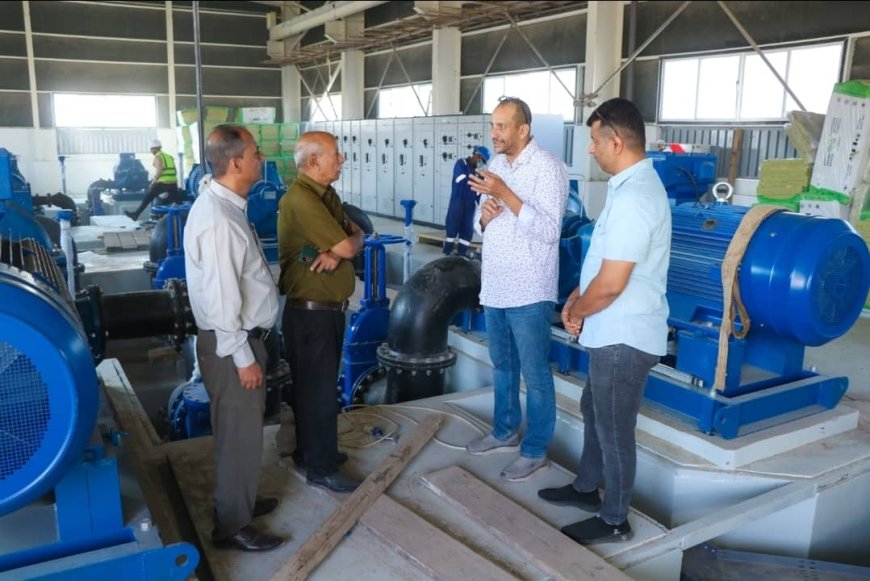 فريق من رئاسة الانتقالي بعدن يطلع على أوضاع مؤسسة الميا