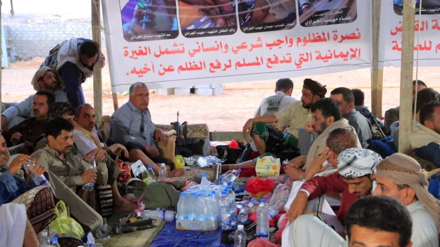 الغيضة: الوكيل محمد معوضة يستقبل الشيخ محمد كده مخيم الاعتصام في قضية الطفل الجرادي