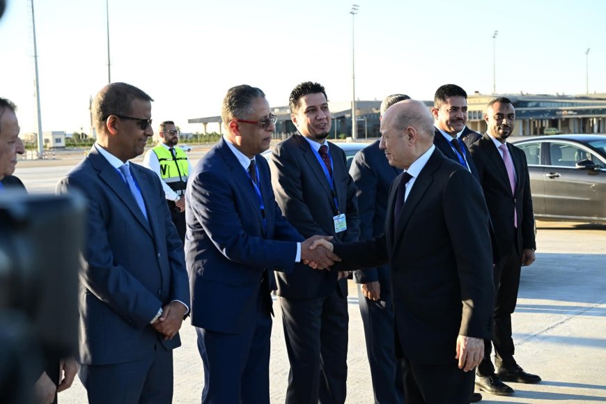 رئيس مجلس القيادة ينهي زيارة إلى القاهرة بعد مشاركته في فعاليات افتتاح المتحف المصري الكبير