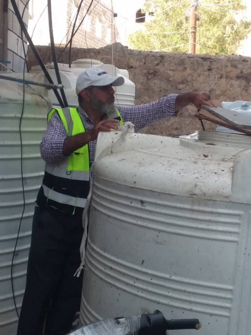 مدير صحة البيئة بصيرة يدعو المواطنين لإغلاق خزانات المياه والحد من تسربها لمكافحة انتشار البعوض