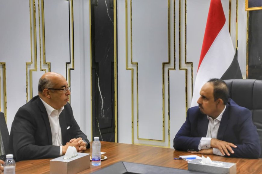 محافظ حضرموت  الأستاذ مبخوت بن ماضي يبحث مع وفد منظمة اليونيسكو تعزيز التعاون في حماية التراث الثقافي