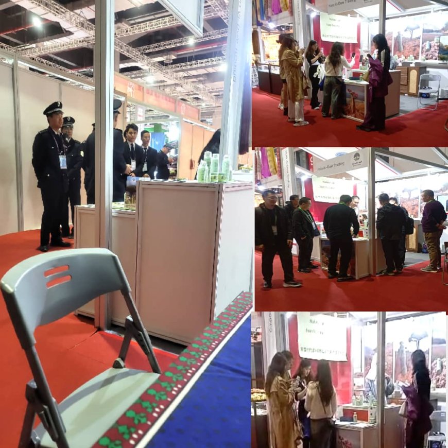 العشبة السقطرية.. حضورٌ يمنيٌّ أصيل في معرض شنغهاي الدولي الثامن