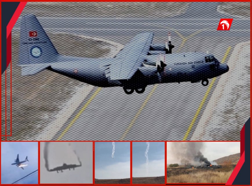 فيديو يوثق لحظة سقوط طائرة شحن تركية بين جورجيا وأذربيجان.. تفاصيل الكارثة وأبعادها السياسية!