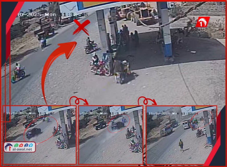 قسمتها نصفين!!.. فيديو صادم  يوثق لحظة انقضاض (سيارة) على (دراجة نارية) في ماوية بتعز