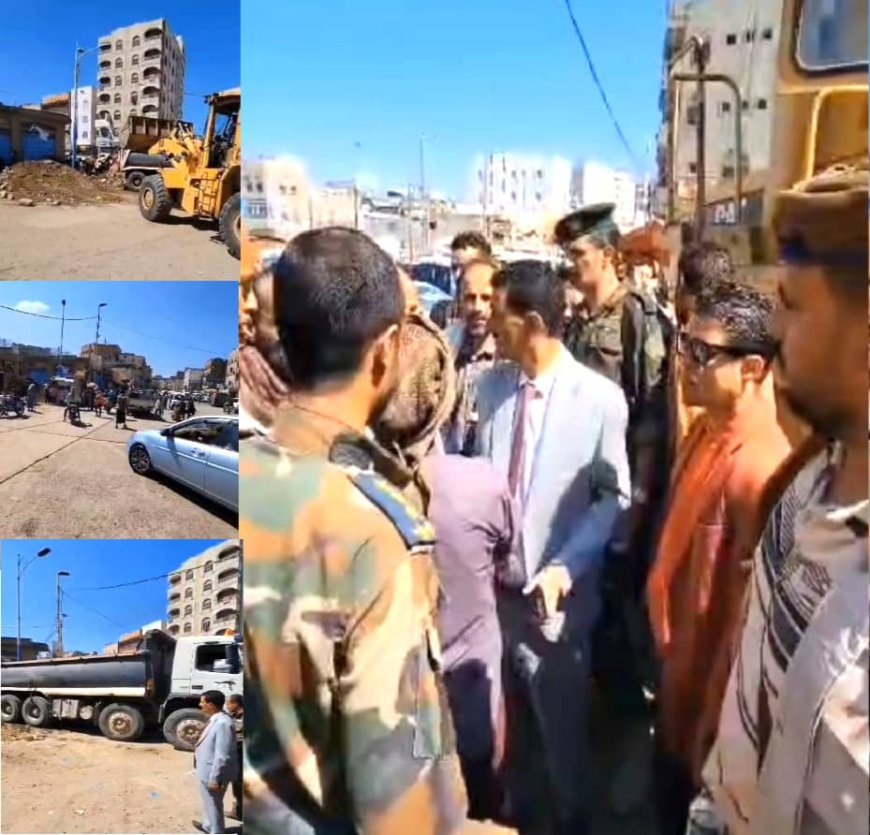 أشغال «القاهرة» ترفع الحواجز الترابية وتعيد فتح الجولة جوار سوق المجاهد بالتحرير الأسفل