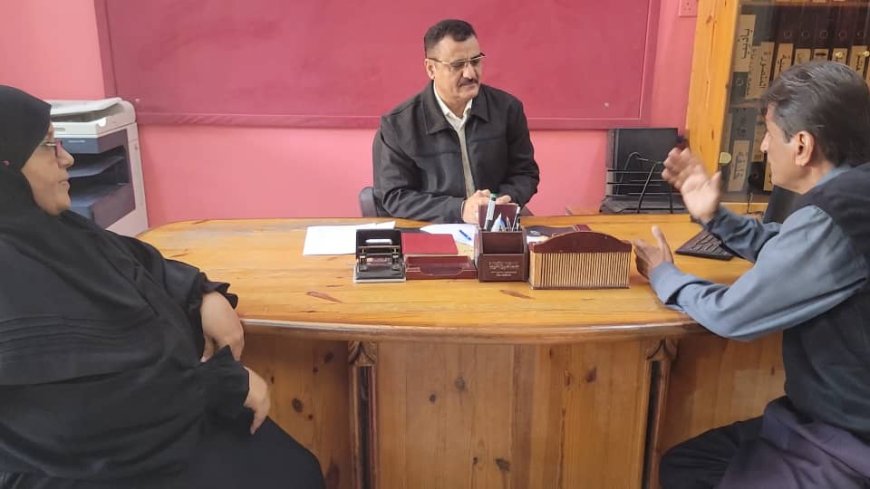 خلال زيارته مكتب التربية والتعليم بالمديرية..مدير عام المنصورة يناقش عدد من القضايا والاستعدادات لاختبارات الفصل الدراسي الأول