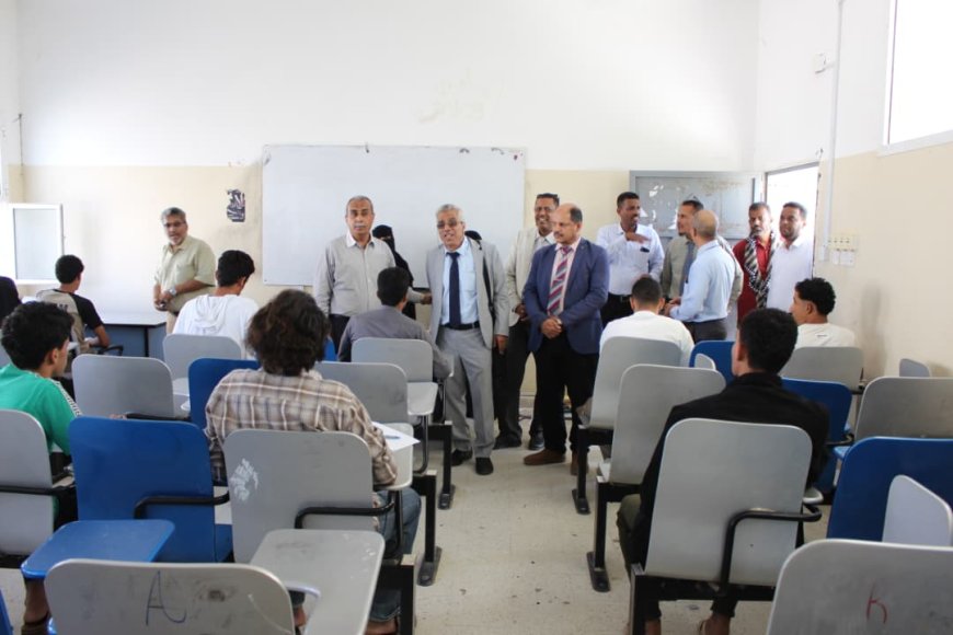 الوكيل باسليم يتفقد سير العملية الأكاديمية بجامعة أبين ويشيد بمستوى التجهيزات