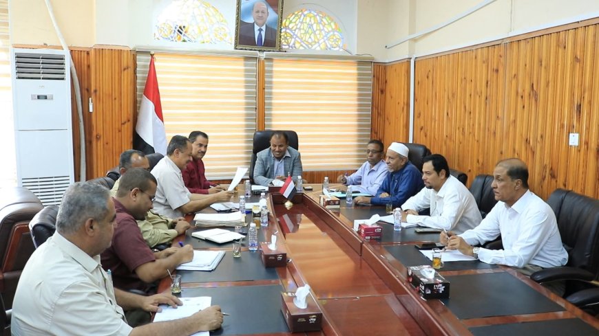لجنة المناقصات الفرعية بوادي حضرموت تقر إرساء ثلاثة مشاريع تربوية