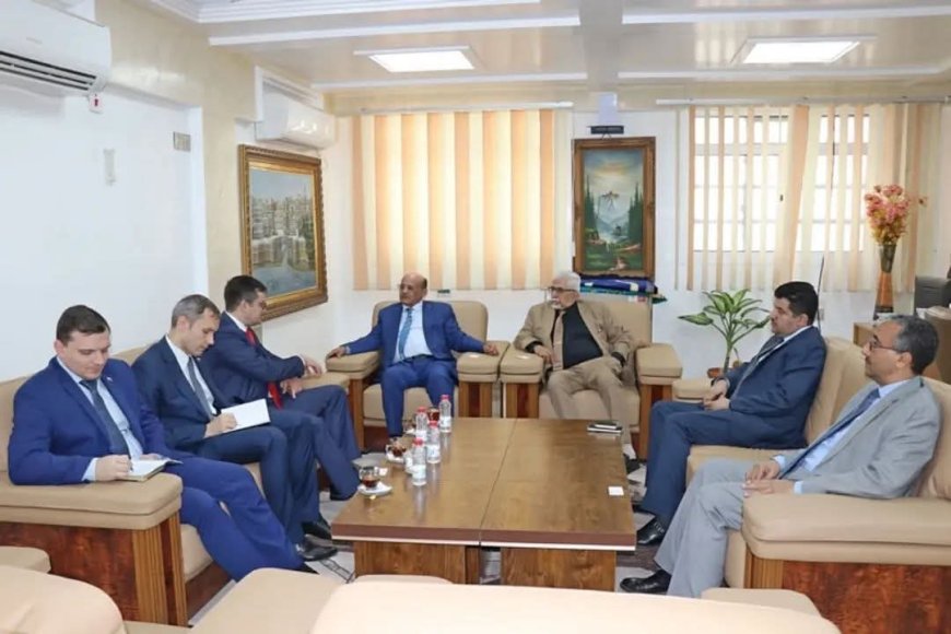 محافظ البنك المركزي : يبحث مع السفير الروسي سبل تعزيز التعاون المالي والاقتصادي