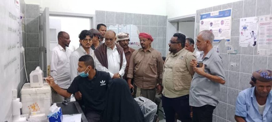 مدير عام المديرية يدشّن مخيم عمليات العيون المجاني بمستشفى سيحوت العام