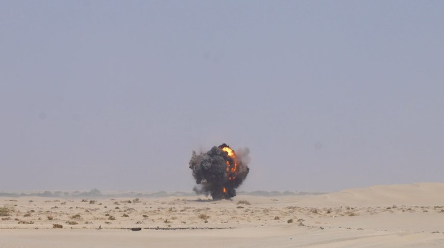 أبين: "مشروع مسام" يتلف 7 آلاف لغم وقنبلة ومخلفات حربية بمديرية زنجبار