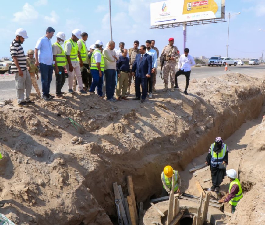 باخبيرة والسعيدي وناجي يطلعون على سير العمل في مشروع الخط الاستراتيجي للصرف الصحي بدار سعد