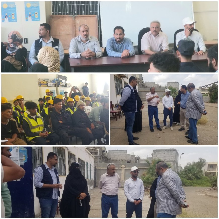 الشكلية وبن جرادي ،،يشهدان ختام دورة "ريادة الأعمال" في المعهدالمهني الصناعي خورمكسر