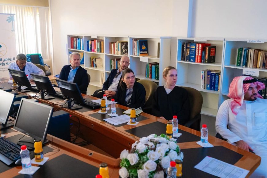 وفد بريطاني ووفد من البنك الدولي يزوران مستشفى الأمير محمد بن سلمان بعدن.