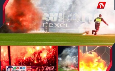 بالفيديو والصورالملعب يحترق بالنيران في مباراة الـ(4) ساعات.. تفاصيل الجنون الكروي  