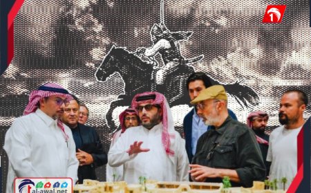 أضخم إنتاج عربي في التاريخ!.. تركي آل الشيخ يتابع تحضيرات فيلم (خالد بن الوليد) (صور)