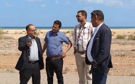 وكيل مساعد قطاع المطارات يختتم زيارته الميدانية التفقدية لمطار سقطرى الدولي