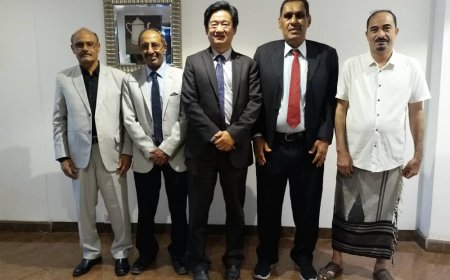 لقاءٌ صينيٌّ يبحثُ تطوير التعاون العلمي مع جامعاتِ عدن ولحج والعلوم والتكنولوجيا