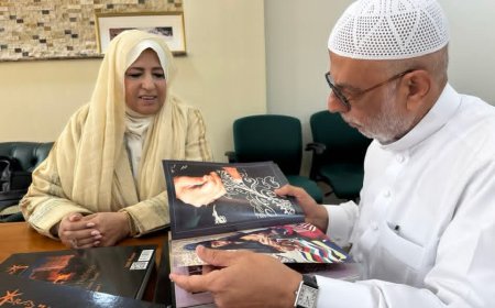 المهندس عبدالله احمد بقشان يلتقي .المصورة السعودية الفنانة سوزان باعقيل