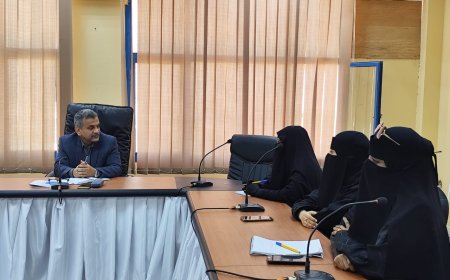 الوكيل باصريح يعقد لقاء تشاوريا مع فريق القيادات النسائية في المسار الثاني