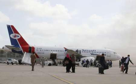 استئناف تصاريح الطيران لطيران اليمنية وعودة الحركة تدريجياً في مطار عدن  بعد توقف دام ساعات