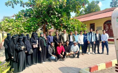 الإتحاد العام لطلاب جامعة عدن يزور كلية اللغات والترجمة ويقر تشكيل المجلس الطلابي وآلية عمله.