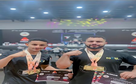 ثلاث ذهبيات وفضية حصيلة منتخبنا في اليوم الثاني لبطولة آسيا لمصارعة الذراعين بالامارات