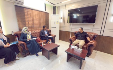 الدكتور الوليدي يناقش مع مدير مكتب اليونيسيف بعدن عدد من الموضوعات المتصلة بالشأن الصحي.