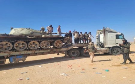 بالصورة قوات العمالقة تحبط تهريب (دبابة) (وألغام) من معسكر قرب الوديعة.. وقائد عسكري يكشف تفاصيل (تواطؤ)!