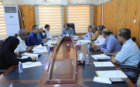 برئاسة الوكيل العامري لجنة الخطة والموازنة بوادي وصحراء حضرموت تقر الموازنة العامة والبرنامج الإستثماري للعام 2026م 