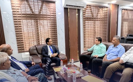 السقّاف يزور وزارة الشباب والرياضة بعدن ويبحث ترتيبات تطوير القطاع الرياضي