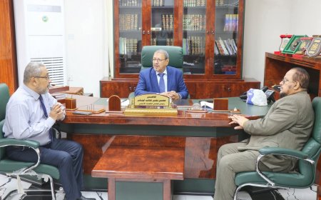 رئيس مجلس القضاء الأعلى يلتقي عميد المعهد العالي للقضاء لمناقشة سير العملية التعليمية