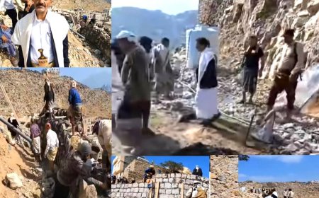 المشمر يتفقد سير العمل في مشروع شق طريق "شعب سلمان" المتفرع من الشارع العام لجبل جِرّة