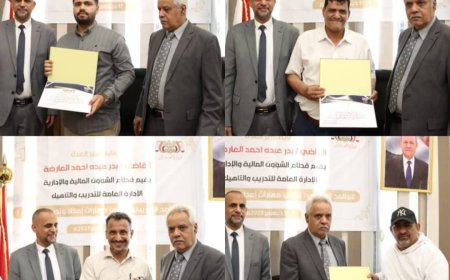 نائب وزير العدل يختتم دورة تدريبية حول مهارات كتابة التقارير الإدارية بديوان الوزارة