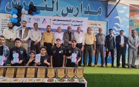 مدارس النورس تحلّق عالميًا وتحتفي بأبطالها المتوجين بالمركز الثالث عالمياً في التحدي العالمي للروبوتات