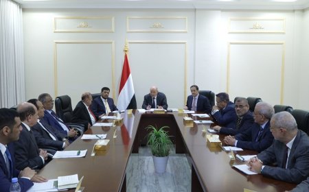 برئاسة العليمي.. مجلس الدفاع الوطني اليمني يعلن (الاستنفار) ويقرر إخراج قوات الانتقالي من حضرموت والمهرة