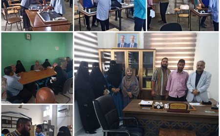 برئاسة الشكلية.. فريق فني وإداري من مكتب التعليم الفني يتفقد المعهد المهني الصناعي بخورمكسر