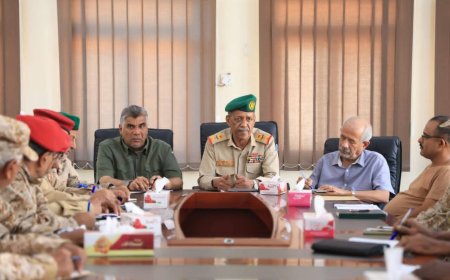 اجتماع استثنائي للجنة الأمنية بمحافظة حضرموت