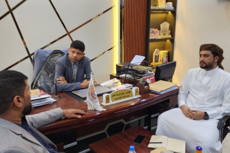 نقابة المهندسين بحضرموت تبحث شراكة نوعية مع مصنع جبس دان التابع لشركة حضرموت الاهلية المحدودة للجبس للعمل المشترك على تعزيز وتاهيل المهندسين