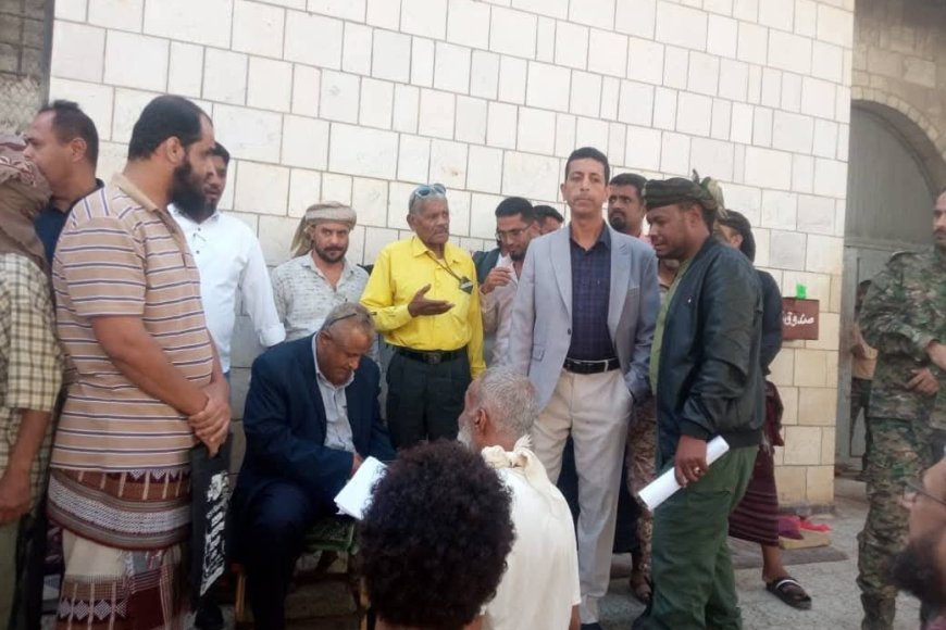 القائم بأعمال الاصلاحية المركزية محافظة أبين يتسقبل رئيس النيابة وعدداً من الوكلاء