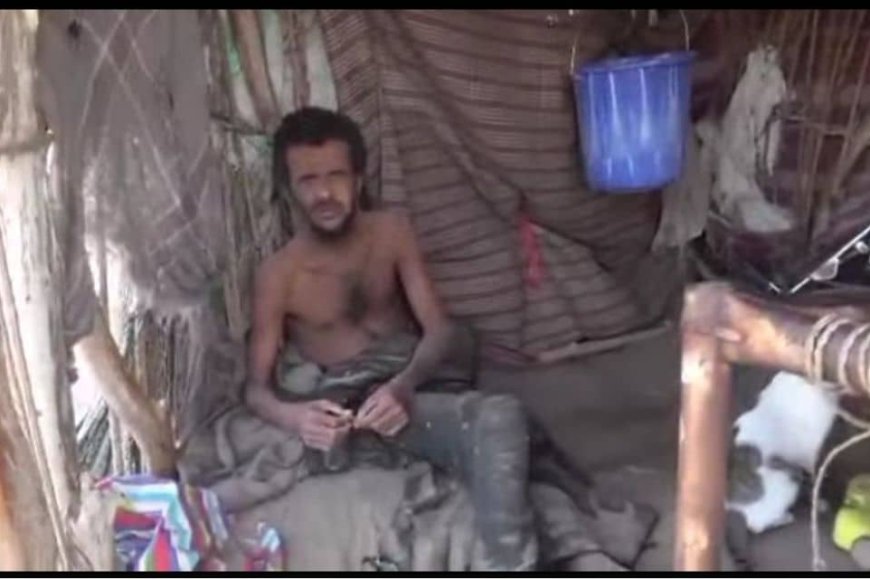 الخلية الإنسانية تستجيب لحالة إنسانية لمعاق في قرية قنزة