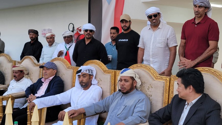 الثقلي والوالي يفتتحان استاد الاتحاد الرياضي بسقطرى بدعم من مؤسسة خليفة