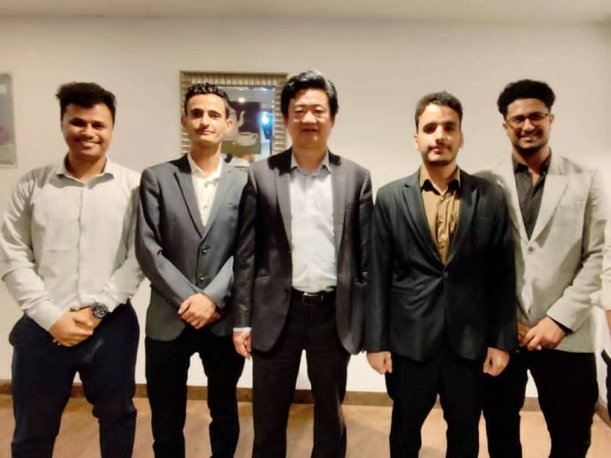 قيادة الاتحاد العام لطلاب جامعة عدن تلتقي وفد السفارة الصينية في العاصمة عدن