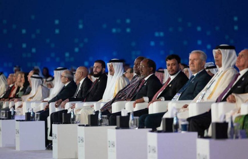 الدكتور عبدالله العليمي يشارك في فعاليات الجلسة الافتتاحية للنسخة الثالثة والعشرين من منتدى الدوحة.