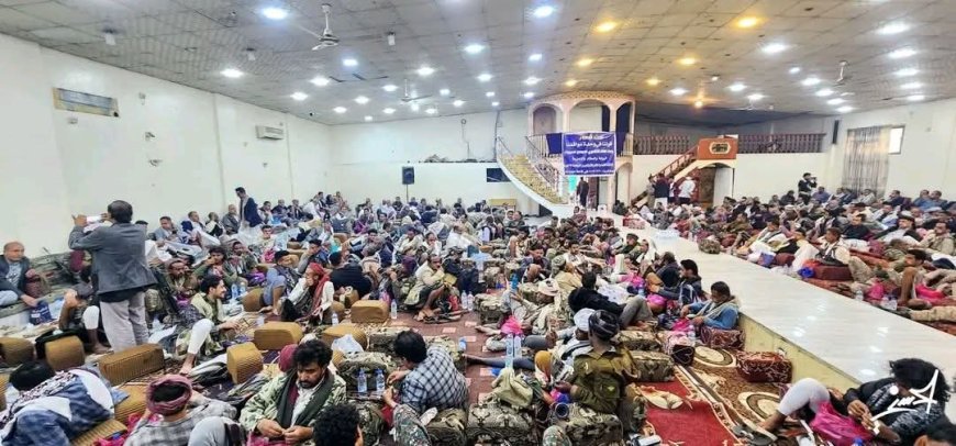 تعز.لقاء تشاوري لوجهاء مديريات التعزية وشرعب السلام والرونة لتعزيز الامن والاستقرار ووحدة الصف وتحرير ماتبقى من المحافظة.